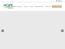 Tablet Screenshot of hopegroupaz.com